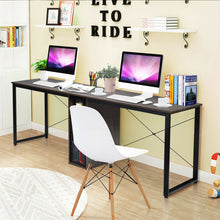 Load image into Gallery viewer, Gymax 2 Person Computer Desk 79'' Large Double Workstation Dual Office Desk w/Storage