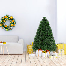 Load image into Gallery viewer, Gymax Pre-Lit Fiber Optic 3' Artificial Christmas Tree PVC Tips Plastic Stand