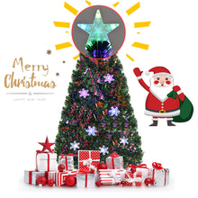 Load image into Gallery viewer, Gymax Fiber Optic 6' PVC Artificial Christmas Tree LED Lights Metal Stand