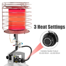 Load image into Gallery viewer, Gymax Portable Tank Top Propane Heater Outdoor 42,000 BTU Camping