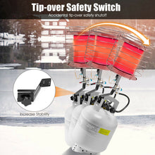 Load image into Gallery viewer, Gymax Portable Tank Top Propane Heater Outdoor 42,000 BTU Camping