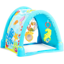 Load image into Gallery viewer, Gymax 4-in-1 Activity Play Mat Baby Activity Center w/3 Hanging Toys