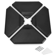 Load image into Gallery viewer, Gymax 4PCS Patio Cantilever Offset Umbrella Base Sand/Water Filled