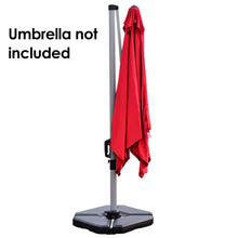 Load image into Gallery viewer, Gymax 4PCS Patio Cantilever Offset Umbrella Base Sand/Water Filled