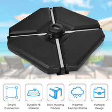Load image into Gallery viewer, Gymax 4PCS Patio Cantilever Offset Umbrella Base Sand/Water Filled
