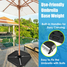 Load image into Gallery viewer, Gymax 4PCS Patio Cantilever Offset Umbrella Base Sand/Water Filled