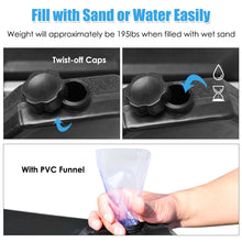 Load image into Gallery viewer, Gymax 4PCS Patio Cantilever Offset Umbrella Base Sand/Water Filled