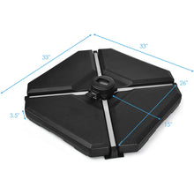 Load image into Gallery viewer, Gymax 4PCS Patio Cantilever Offset Umbrella Base Sand/Water Filled