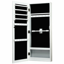 Load image into Gallery viewer, Gymax Jewelry Cabinet Wall Mounted Mirrored Armoire Storage Organizer