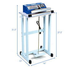 Load image into Gallery viewer, Gymax 12'' Foot Pedal Impulse Sealer Heat Seal Plastic Bag Sealing Machine w/ Cutter
