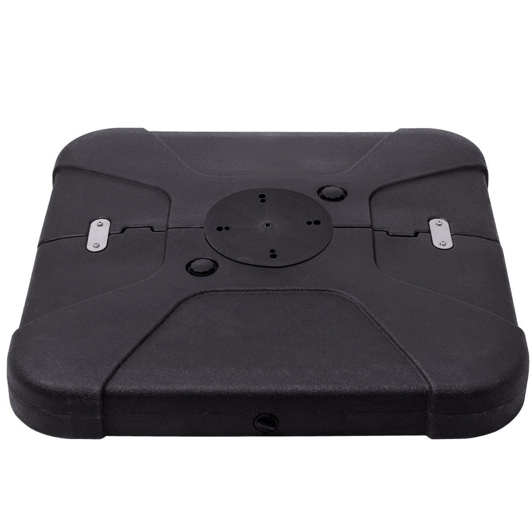Gymax Patio Offset Umbrella Base Stand Weights Sandith Water Filled Base Plate Set