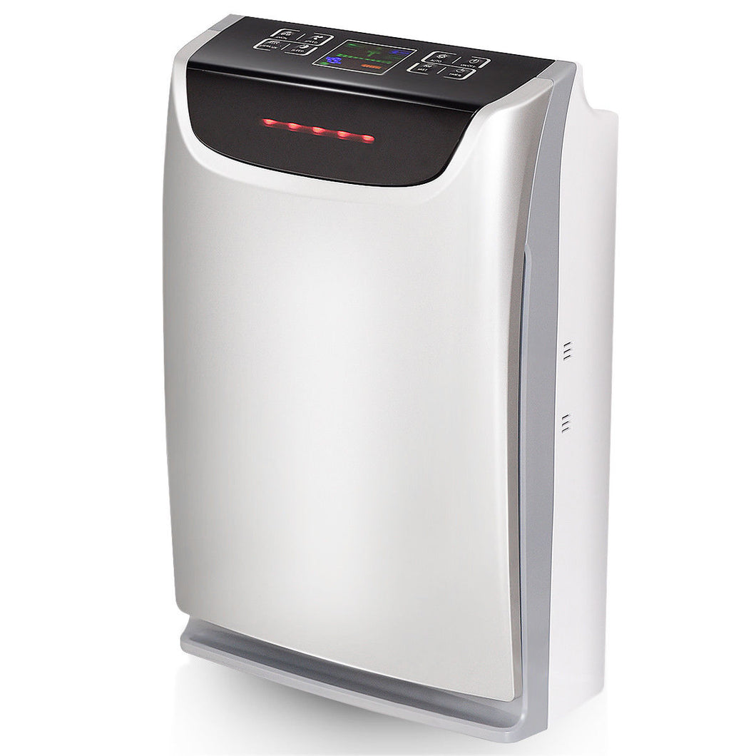 Gymax HEPA Air Purifier Powerful Air Cleaner Filter Quiet Remove Smoke Dust Bacteria