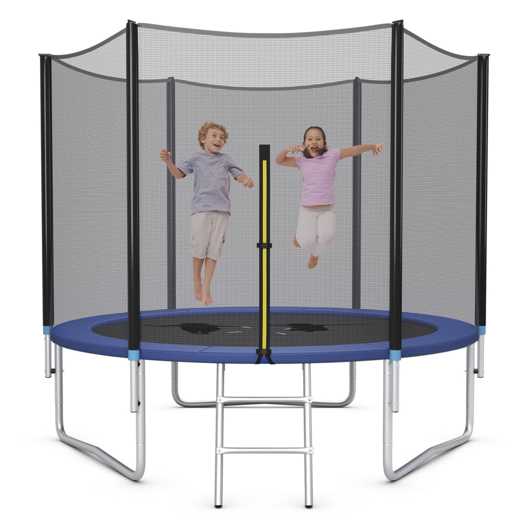 Gymax 14 FT Outdoor Trampoline Bounce Combo W/Safety Closure Net Ladder