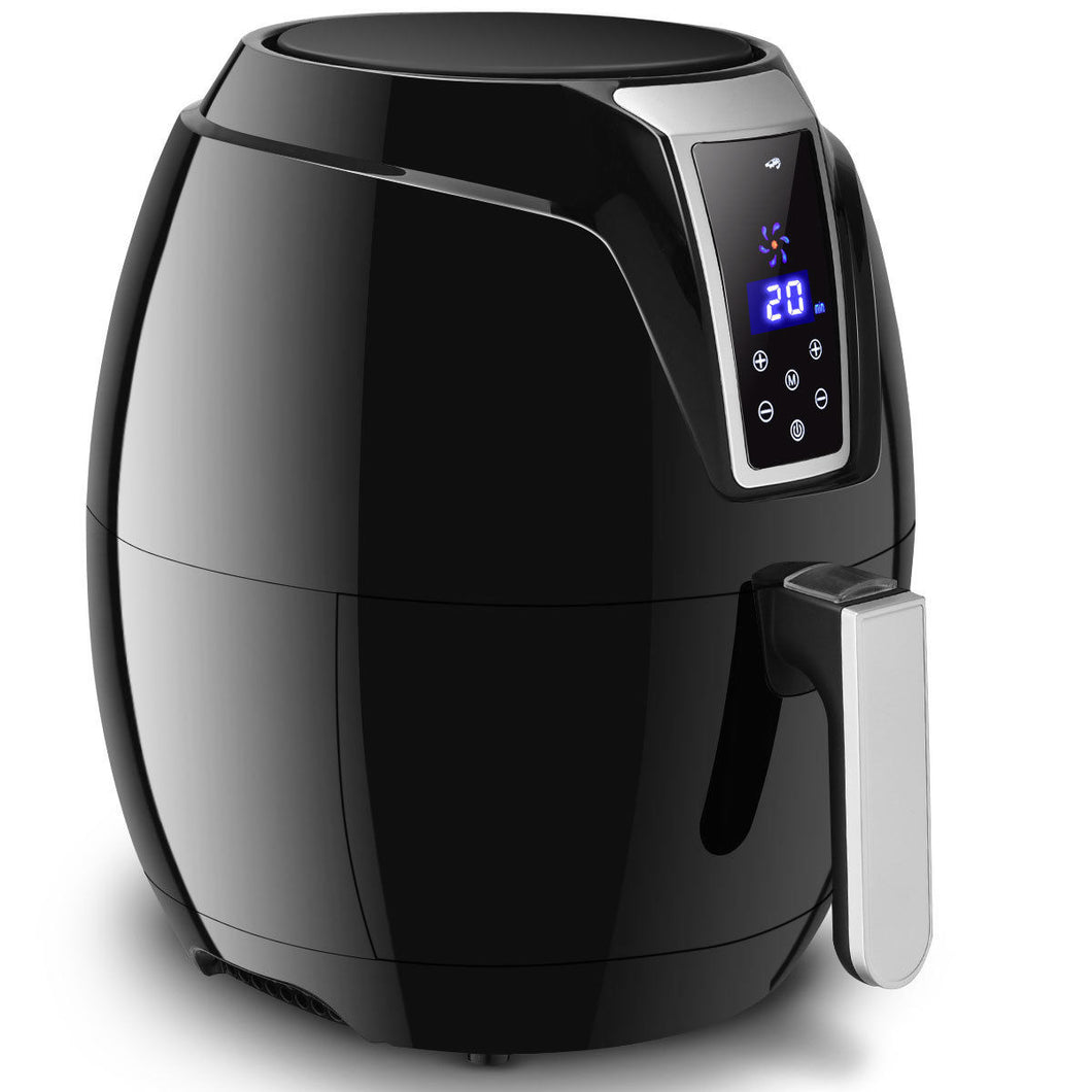 Gymax 7-in-1 Air Fryer 1400W 3.4Qt Oil Free Temperature&Time Control LCD Touch Screen