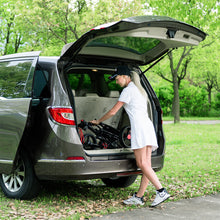 Load image into Gallery viewer, Gymax Foldable 3 Wheel Golf Pull Push Cart Trolley w/ Umbrella Scorecard Drink Holder
