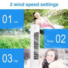 Load image into Gallery viewer, Gymax Fantask 35W 28&#39;&#39; Oscillating Tower Fan 3 Wind Speed Quiet Bladeless Cooling Room
