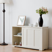 Load image into Gallery viewer, Gymax Kitchen Storage Cabinet Sideboard Buffet Cupboard Wood Sliding Door Pantry
