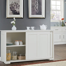Load image into Gallery viewer, Gymax Kitchen Storage Cabinet Sideboard Buffet Cupboard Wood Sliding Door Pantry
