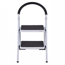 Load image into Gallery viewer, Gymax 2 Step Ladder Folding Stool Heavy Duty 330Lbs Capacity Industrial Lightweight
