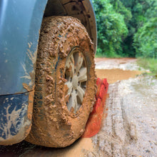 Load image into Gallery viewer, Gymax 2 Pcs Recovery Traction Tracks Mat Mud Sand Snow Tier Ladder Off Road
