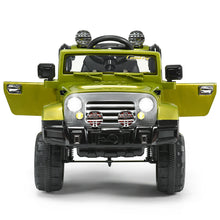 Load image into Gallery viewer, Gymax Electric Kids Ride On 12V Truck Car Green/ Black/ Camouflage
