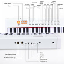 Load image into Gallery viewer, Gymax BX-¢ò 88 Key Digital Piano MIDI Keyboard
