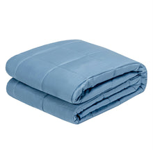 Load image into Gallery viewer, Gymax 15 lbs 48&#39;&#39; x 72&#39;&#39; Weighted Blanket w/ Bamboo Fabric Cover Blue/Green/Pink
