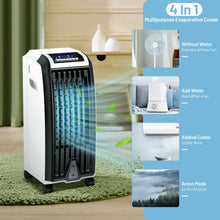Load image into Gallery viewer, Gymax Portable Air Evaporative Cooler Fan w/ Remote Control Casters Home Office
