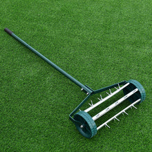 Load image into Gallery viewer, Gymax Rolling Garden Lawn Aerator Roller Home Grass Steel Handle
