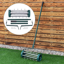 Load image into Gallery viewer, Gymax Rolling Garden Lawn Aerator Roller Home Grass Steel Handle
