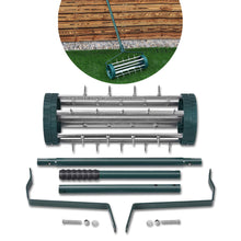 Load image into Gallery viewer, Gymax Rolling Garden Lawn Aerator Roller Home Grass Steel Handle
