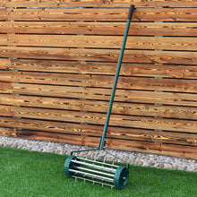 Load image into Gallery viewer, Gymax Rolling Garden Lawn Aerator Roller Home Grass Steel Handle
