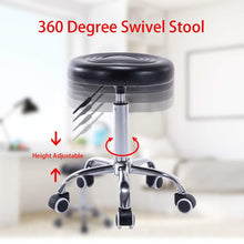 Load image into Gallery viewer, Gymax Set of 2 Black Adjustable Hydraulic Rolling Swivel Stool Salon Massage Spa
