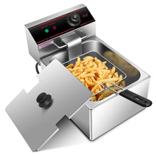 Load image into Gallery viewer, Gymax 1700W Deep Fryer Electric Commercial Tabletop Restaurant Frying w/ Basket Scoop
