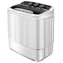 Load image into Gallery viewer, Gymax Compact Mini Twin Tub 8lbs Washing Machine Washer Spinner
