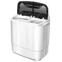 Load image into Gallery viewer, Gymax Compact Mini Twin Tub 8lbs Washing Machine Washer Spinner
