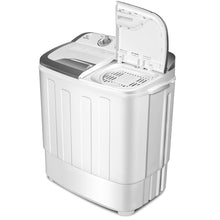 Load image into Gallery viewer, Gymax 8lbs Compact Mini Twin Tub Washing Machine Washer Spinner
