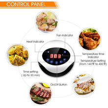 Load image into Gallery viewer, Gymax 1400W Electric Air Fryer Low-Fat Digital Touch Screen Timer Temperature Control
