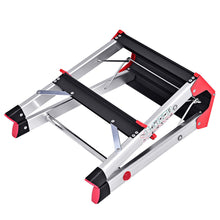 Load image into Gallery viewer, Gymax Folding Aluminum Lightweight Ladder 2 Step Non-Slip Platform Stool
