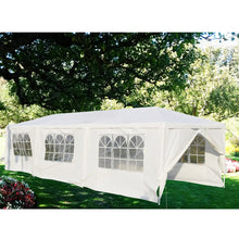 Load image into Gallery viewer, Gymax White Wedding Tent 10&#39;x30&#39;Outdoor Party Canopy Events
