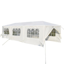 Load image into Gallery viewer, Gymax White Wedding Tent 10&#39;x30&#39;Outdoor Party Canopy Events
