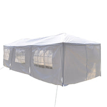 Load image into Gallery viewer, Gymax White Wedding Tent 10&#39;x30&#39;Outdoor Party Canopy Events
