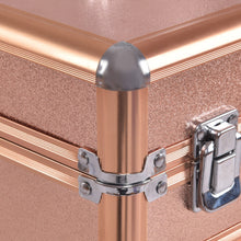 Load image into Gallery viewer, Gymax Nail Accessories Organizer Makeup Case Polish Travel Box Panel With Drawer
