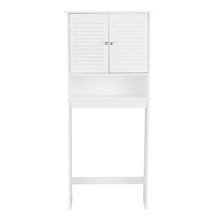 Load image into Gallery viewer, Gymax Bathroom Space Saver Over The Toilet Shelved Storage Cabinet Organizer White
