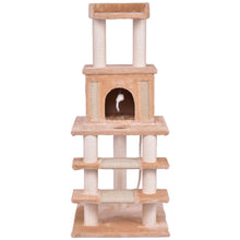 Load image into Gallery viewer, Gymax 52&#39;&#39; Cat Tree Pet Kitten Play House Tower Condo Scratching Post w Rope and Mouse
