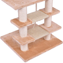 Load image into Gallery viewer, Gymax 52&#39;&#39; Cat Tree Pet Kitten Play House Tower Condo Scratching Post w Rope and Mouse
