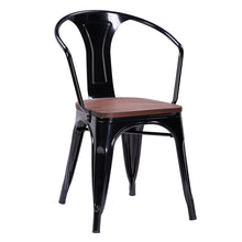 Load image into Gallery viewer, Gymax Set of 2 Armchair Stool Dining Chair Metal Wood Home Furniture
