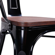 Load image into Gallery viewer, Gymax Set of 2 Armchair Stool Dining Chair Metal Wood Home Furniture
