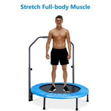 Load image into Gallery viewer, Gymax Mini Rebounder Trampoline With Adjustable Hand Rail Bouncing Workout Exercise
