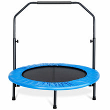 Load image into Gallery viewer, Gymax Mini Rebounder Trampoline With Adjustable Hand Rail Bouncing Workout Exercise
